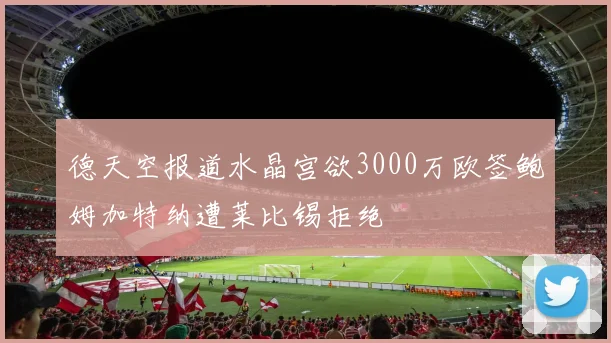 德天空报道水晶宫欲3000万欧签鲍姆加特纳遭莱比锡拒绝